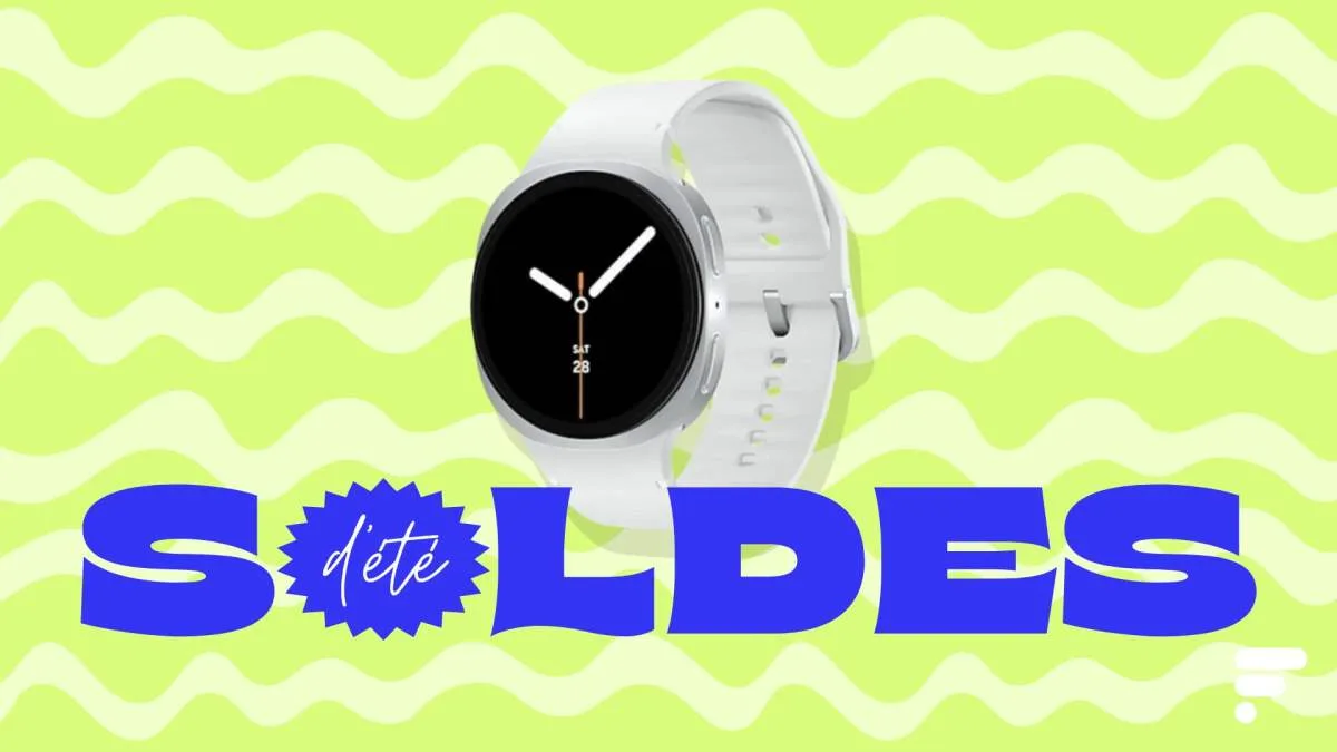 LA FUTURE SAMSUNG GALAXY WATCH ARRIVE BIENTÔT, ET ÇA FAIT CHUTER LE PRIX DE LA WATCH 8 (44 MM) À 192 € LORS DES SOLDES