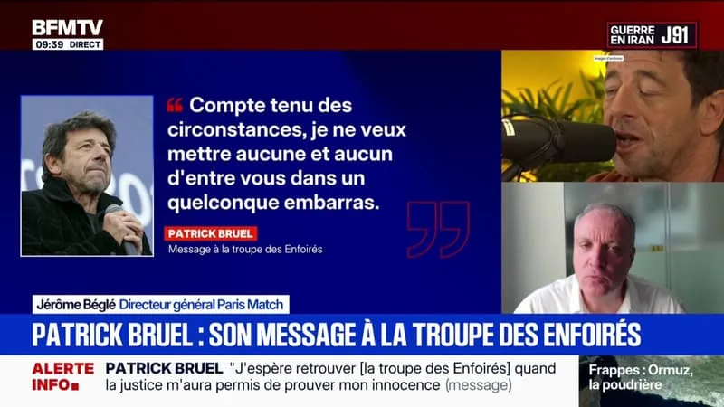 « JE SAIS QUE MA CARRIÈRE EST TERMINÉE »: PATRICK BRUEL A PRONONCÉ CETTE PHRASE « DEVANT BEAUCOUP DE PROCHES », SELON LE DIRECTEUR GÉNÉRAL DE PARIS MATCH