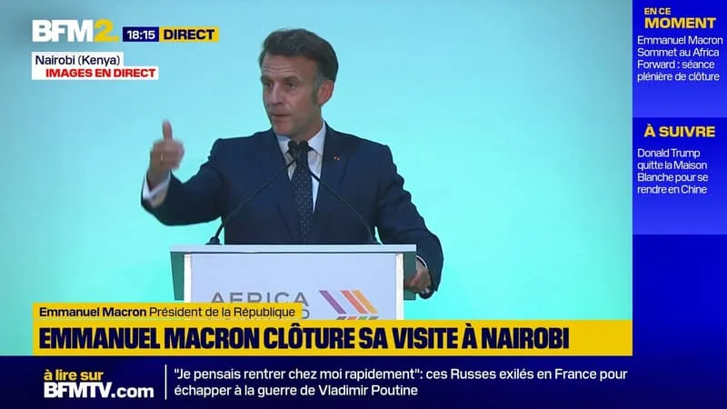 PARLER DES CRISES MONDIALES SANS L’AFRIQUE EST UNE « FAUTE MORALE », ASSURE EMMANUEL MACRON