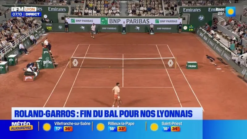 ROLAND-GARROS : FIN DU BAL POUR NOS LYONNAIS