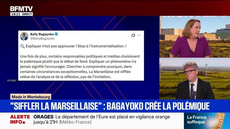 « SIFFLER LA MARSEILLAISE » SELON LE MAIRE DE SAINT-DENIS BALLY BAGAYOKO: « TAPER SUR LA FRANCE, C’EST DÉTRUIRE UN BIEN COMMUN », DÉCLARE ARNAUD MONTEBOURG, ANCIEN MINISTRE DE L’ÉCONOMIE