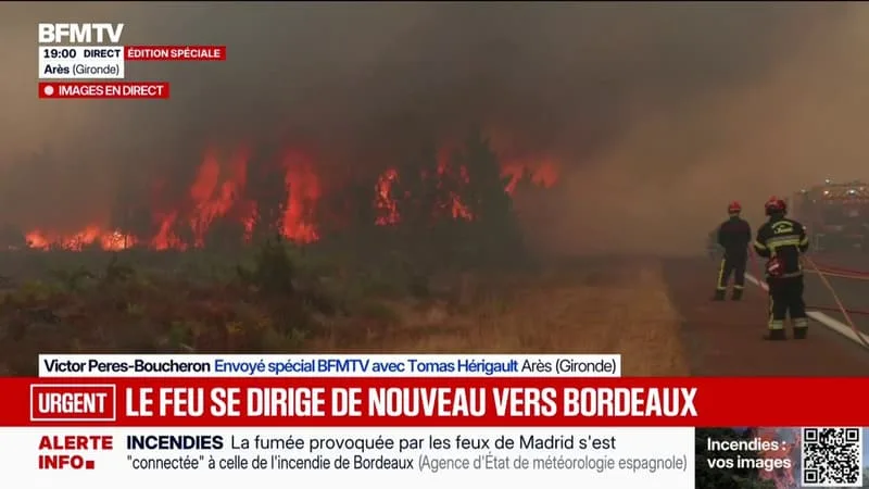 INCENDIE: LES FEUX D’AMPLEUR QUI RAVAGENT LES ENVIRONS D’ARÈS