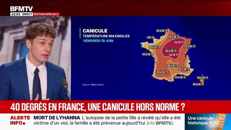 CANICULE : LES 40 °C DÉPASSÉS EN FRANCE – 18/06
