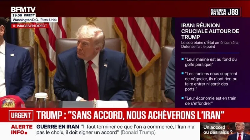 IRAN: “SI NOUS N’OBTENONS PAS CE QUE NOUS VOULONS, NOUS REPRENDRONS LES OPÉRATIONS”, MENACE DONALD TRUMP