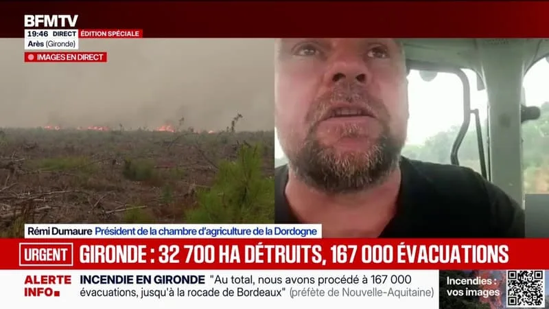 « CE QUI NOUS MOTIVE, C’EST DE SE DIRE QUE ÇA PEUT AUSSI NOUS ARRIVER »: LES AGRICULTEURS PRÊTENT MAIN-FORTE AUX POMPIERS FACE AUX INCENDIES