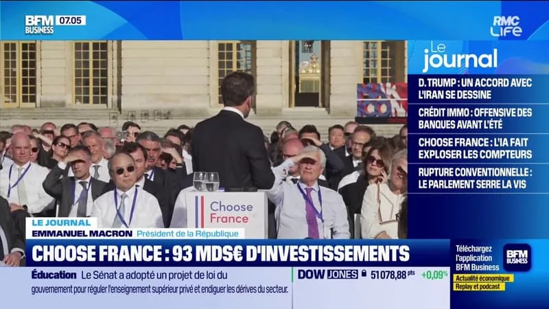 CHOOSE FRANCE : RECORD HISTORIQUE