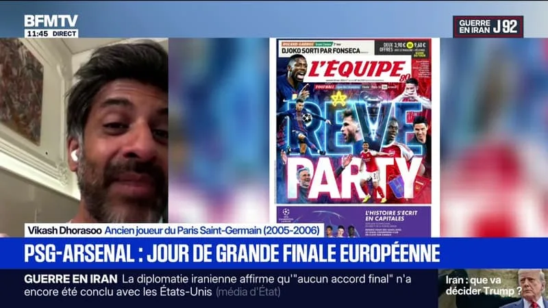 FINALE DE LA LIGUE DES CHAMPIONS: « LE PSG A LA CAPACITÉ DE FAIRE SAUTER TOUTES LES DÉFENSES », AFFIRME VIKASH DHORASOO, ANCIEN JOUEUR DU PSG