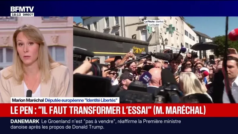 UNION DES DROITES: « JE SUIS CONVAINCUE QUE S’IL Y A UN PROJET DE RASSEMBLEMENT COHÉRENT, MARINE LE PEN NE SERAIT PAS UN OBSTACLE », AFFIRME MARION MARÉCHAL