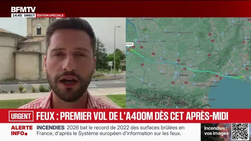 INCENDIE EN GIRONDE: « TOUT S’EST FAIT DANS LE CALME » LORS DE L’ÉVACUATION DE LA COMMUNE DE MARTIGNAS-SUR-JALLE, EXPLIQUE LE MAIRE (DVD) JÉRÔME PESCINA, RACONTE LE MAIRE