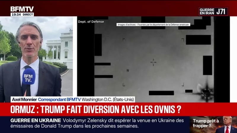 DONALD TRUMP S’ATTAQUE AUX OVNIS EN PROMETTANT LA DÉCLASSIFICATION DE DOCUMENTS SECRETS