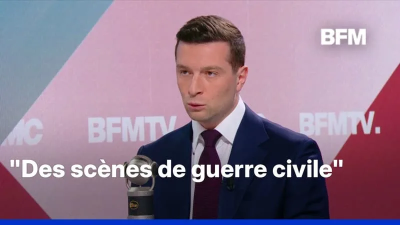 DÉBORDEMENTS APRÈS LE SACRE DU PSG: JORDAN BARDELLA DÉNONCE UNE « NON-RÉPONSE » DE LA PART DE L’ÉTAT