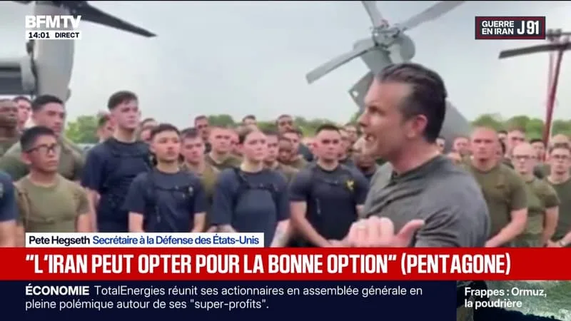 GUERRE AU MOYEN-ORIENT: « QUAND VOUS FAITES VOTRE BOULOT, NOS ADVERSAIRES SAVENT CE QUI LES ATTEND », AFFIRME PETE HEGSETH