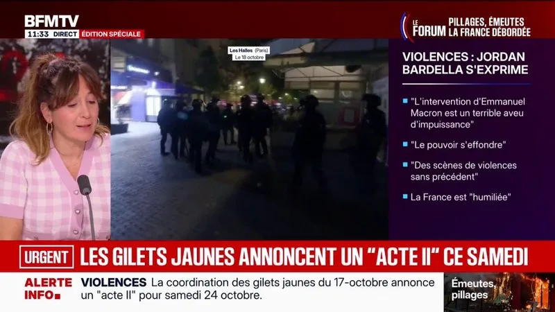 LA COORDINATION DES GILETS JAUNES DU 17 OCTOBRE ANNONCE UN « ACTE II » CE SAMEDI 24 OCTOBRE