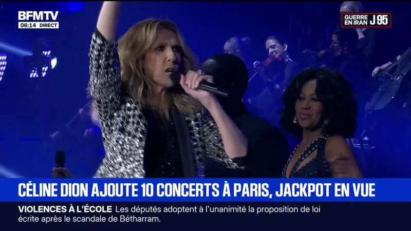 JACKPOT EN VUE POUR L’ÉCONOMIE FRANÇAISE AVEC LES CONCERTS DE CÉLINE DION