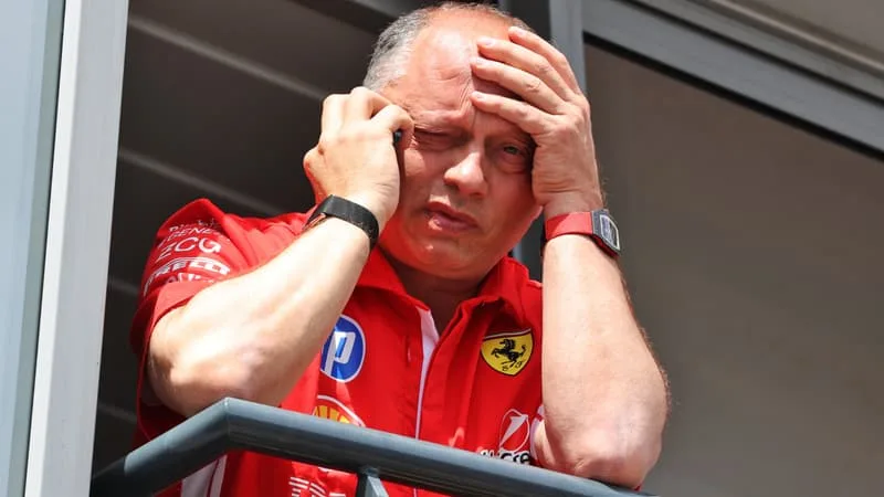 GRAND PRIX DE MONACO: LE PATRON DE FERRARI, FRED VASSEUR, HOSPITALISÉ AVANT LES QUALIFICATIONS