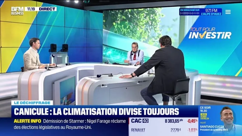 CANICULE : LA CLIMATISATION DIVISE TOUJOURS