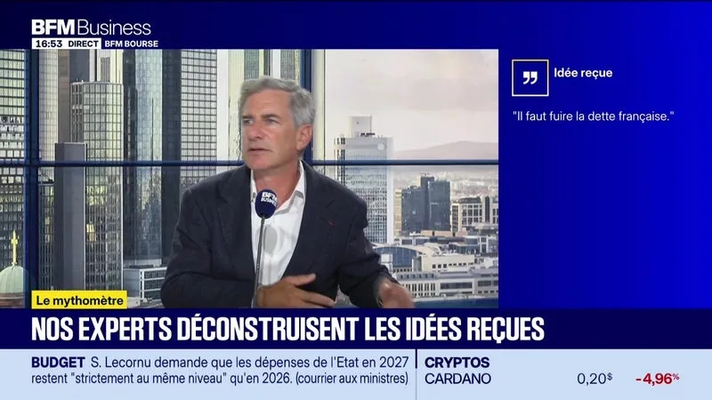 MYTHOMÈTRE : « IL FAUT FUIRE LA DETTE FRANÇAISE », FAUX RÉPOND JÉRÔME DEDEYAN – 15/09