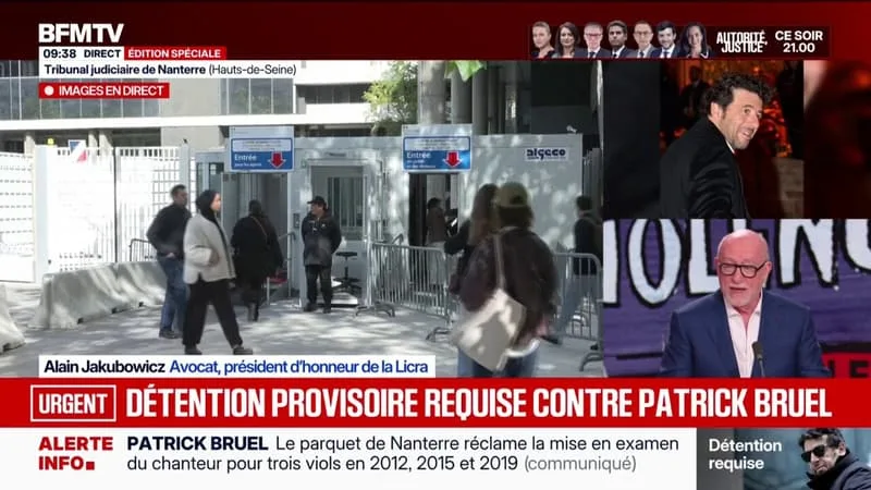 PATRICK BRUEL: « PERSONNE N’EST À L’ABRI DE LA JUSTICE », RAPPELLE ALAIN JAKUBOWICZ AVOCAT ET PRÉSIDENT D’HONNEUR DE LA LICRA
