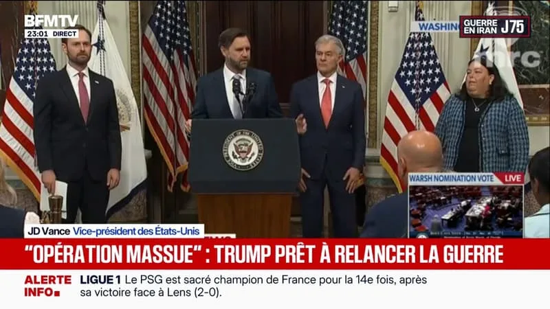 DONALD TRUMP « DISPOSE DE NOMBREUSES OPTIONS » POUR EMPÊCHER L’IRAN D’AVOIR LA BOMBE NUCLÉAIRE, AFFIRME JD VANCE, VICE-PRÉSIDENT DES ÉTATS-UNIS