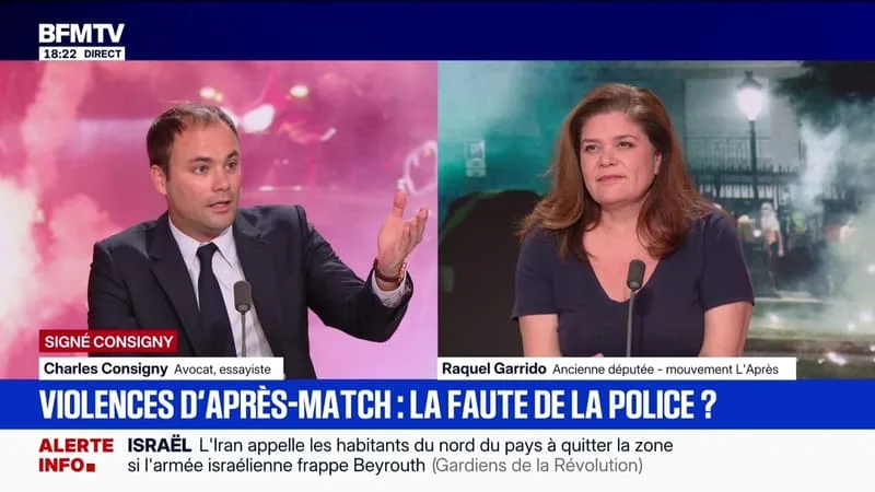 SIGNÉ CONSIGNY – VIOLENCES D’APRÈS-MATCH : LA FAUTE DE LA POLICE ? – 01/06