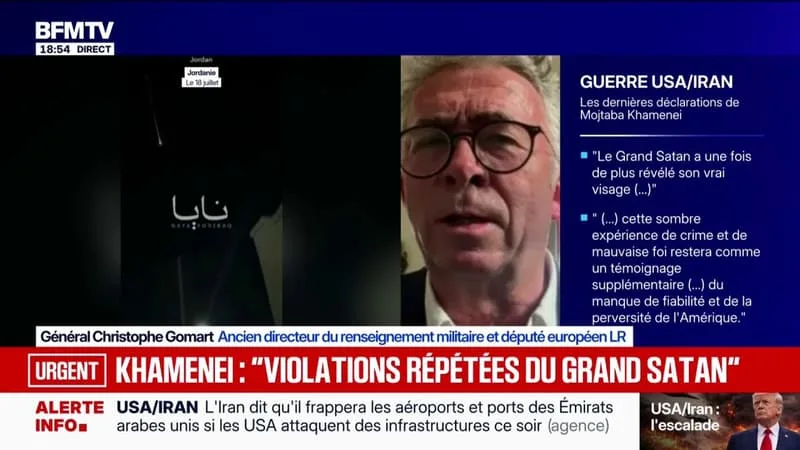L’ANALYSE DU GÉNÉRAL CHRISTOPHE GOMART, ANCIEN DIRECTEUR DU RENSEIGNEMENT MILITAIRE ET EURODÉPUTÉ LR, À PROPOS DES RÉPLIQUES IRANIENNES SUR LES PAYS DE LA RÉGION