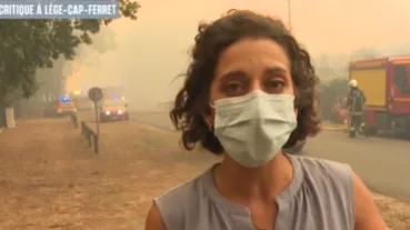 INCENDIE EN GIRONDE : L’EXPLOSION D’UNE BONBONNE DE GAZ EN DIRECT SUR M6 DIT TOUT DE L’AMPLEUR DU FEU