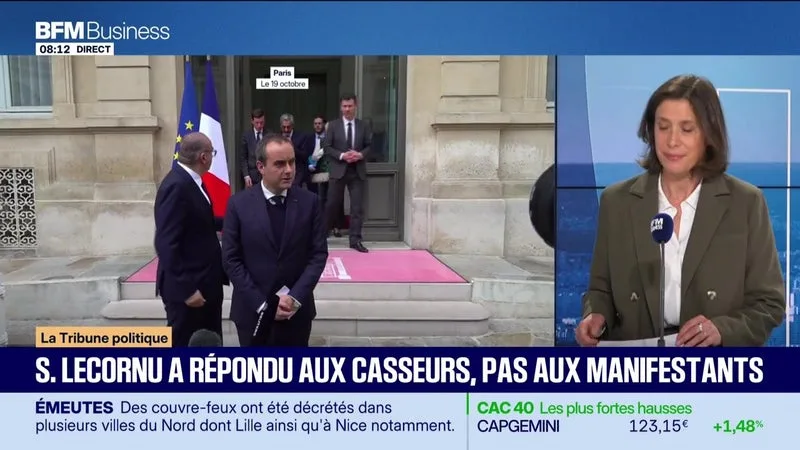 LA TRIBUNE POLITIQUE : SÉBASTIEN LECORNU A RÉPONDU AUX CASSEURS, PAS AUX MANIFESTANTS – 20/10