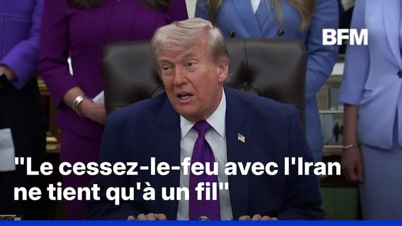 DONALD TRUMP JUGE LES PROPOSITIONS DE L’IRAN DE « COMPLÈTEMENT STUPIDES »