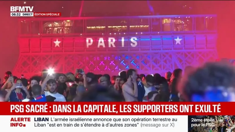 VICTOIRE DU PSG: UNE NUIT DE CÉLÉBRATIONS DANS LA CAPITALE