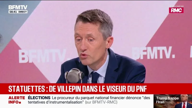 STATUETTES DE DOMINIQUE DE VILLEPIN: “L’ENQUÊTE A VOCATION À PROCÉDER À UN CERTAIN NOMBRE DE VÉRIFICATIONS », DÉTAILLE PASCAL PRACHE, PROCUREUR DU PNF