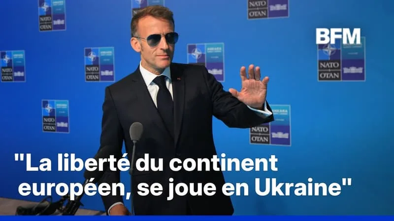 EMMANUEL MACRON ÉVOQUE DE FUTURS « EXERCICES » MILITAIRES CONJOINTS DE LA COALITION DES VOLONTAIRES POUR L’UKRAINE