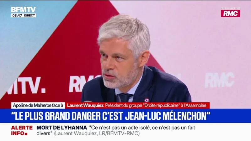« LE PLUS GRAND DANGER POLITIQUE POUR LA RÉPUBLIQUE C’EST JEAN-LUC MÉLENCHON », SOUTIENT LAURENT WAUQUIEZ