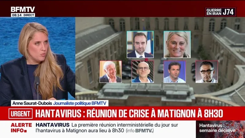 INFO BFMTV. HANTAVIRUS: UNE RÉUNION INTERMINISTÉRIELLE EST PRÉVUE À MATIGNON À 8H30