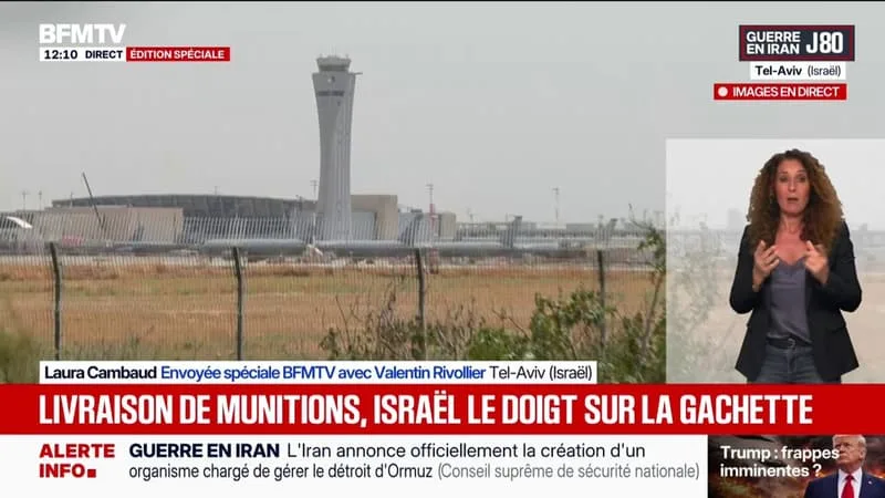 GUERRE AU MOYEN-ORIENT: LA TÉLÉVISION ISRAÉLIENNE ANNONCE LA LIVRAISON PAR LES ÉTATS-UNIS DE CARGAISONS DE MUNITIONS À TEL AVIV