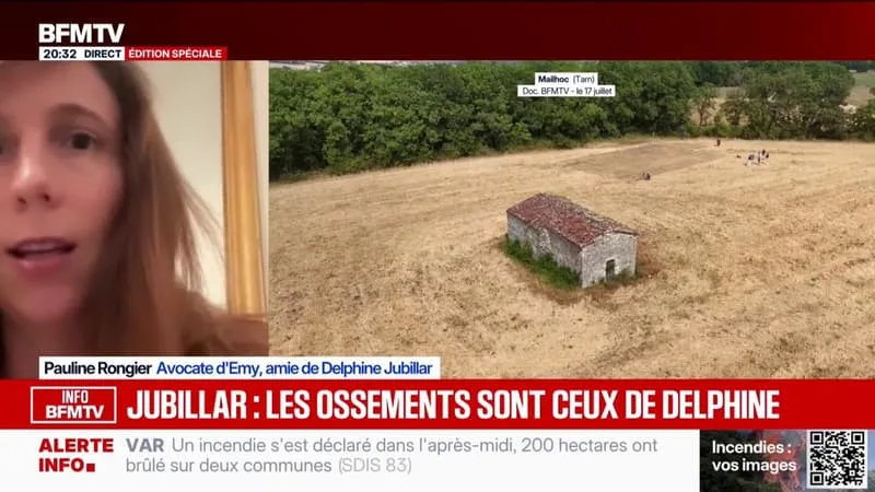 « C’EST UN DEUIL QUI SE MÉLANGE À UNE SOUFFRANCE, UNE COLÈRE, UNE STUPEUR ABSOLUE », TÉMOIGNE PAULINE RONGIER, AVOCATE D’UNE AMIE DE DELPHINE JUBILLAR