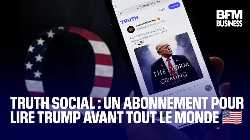 TRUTH SOCIAL : UN ABONNEMENT POUR LIRE TRUMP AVANT TOUT LE MONDE 🇺🇸