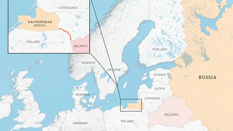 « ALLEZ VOUS FAIRE VOIR »: À CAUSE DE CETTE PETITE ENCLAVE RUSSE EN EUROPE, POUTINE MENACE LA LITUANIE DE REPRÉSAILLES NUCLÉAIRES, QUI REDOUTE AUSSI UN EXODE DE RUSSES