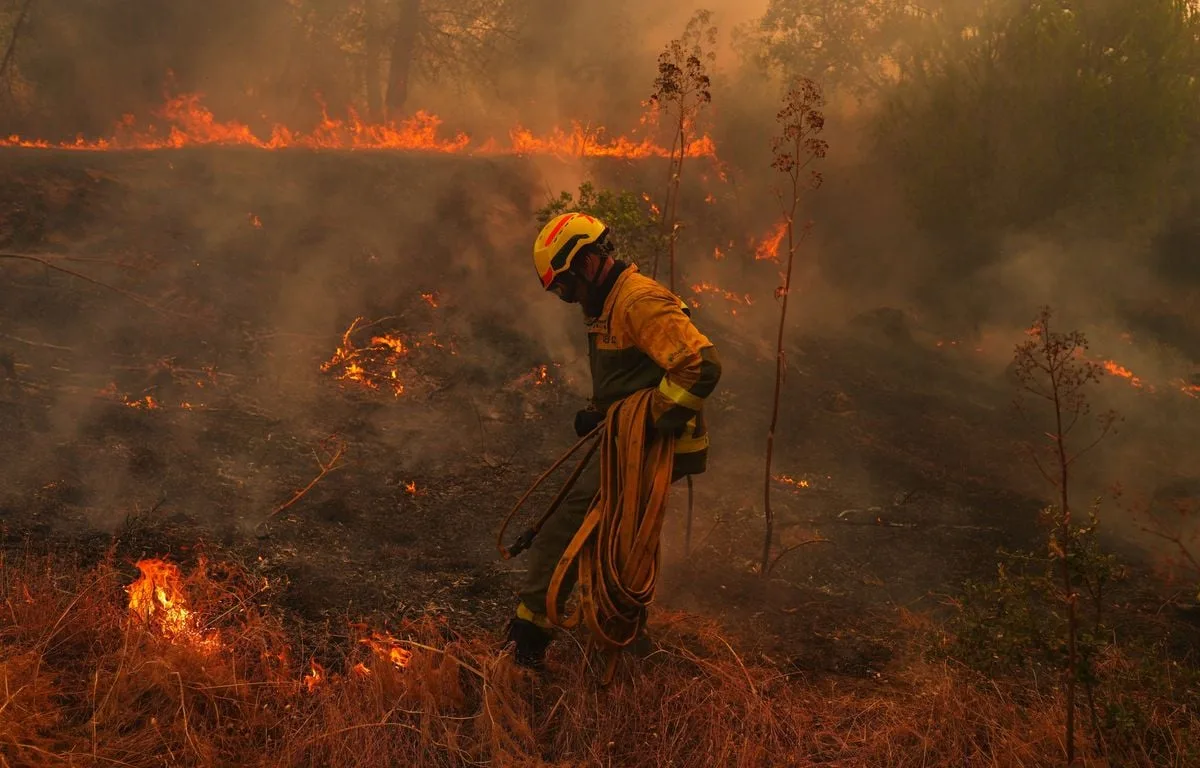 ESPAGNE : BONNE NOUVELLE, LES INCENDIES ONT RALENTI LEUR PROGRESSION PRÈS DE MADRID