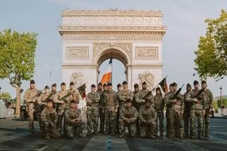 EN IMAGES. LES MILITAIRES DU GÉNIE D’ANGERS ONT PARTICIPÉ À L’IMPRESSIONNANT DÉFILÉ DU 14-JUILLET SUR LES CHAMPS-ÉLYSÉES