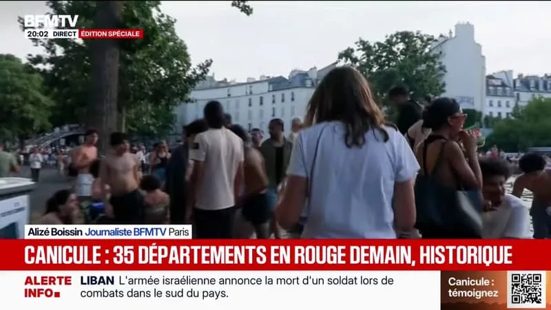 CANICULE: LES PARCS ET JARDINS RESTENT OUVERTS À PARIS 24H/24