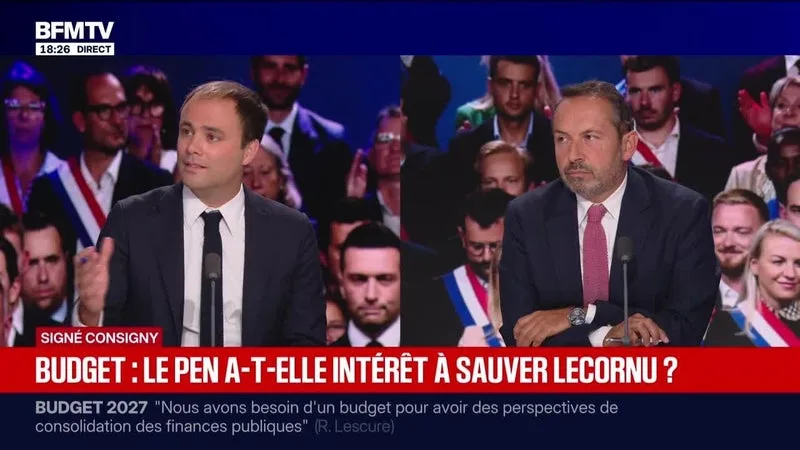 SIGNÉ CONSIGNY – BUDGET, LE PEN A-T-ELLE INTÉRÊT À SAUVER LECORNU ? – 15/09