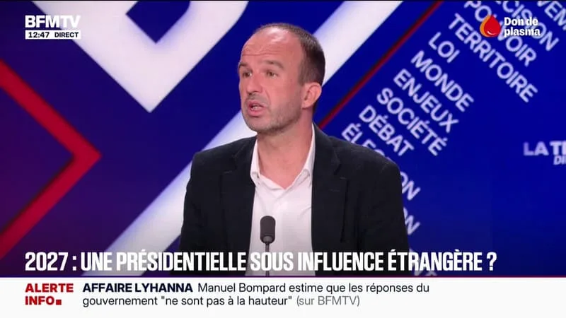MANUEL BOMPARD: « SI L’ÉLECTION PRÉSIDENTIELLE N’EST PAS PROTÉGÉE DES INGÉRENCES ÉTRANGÈRES, ALORS ON EST PLUS DANS UNE DÉMOCRATIE »