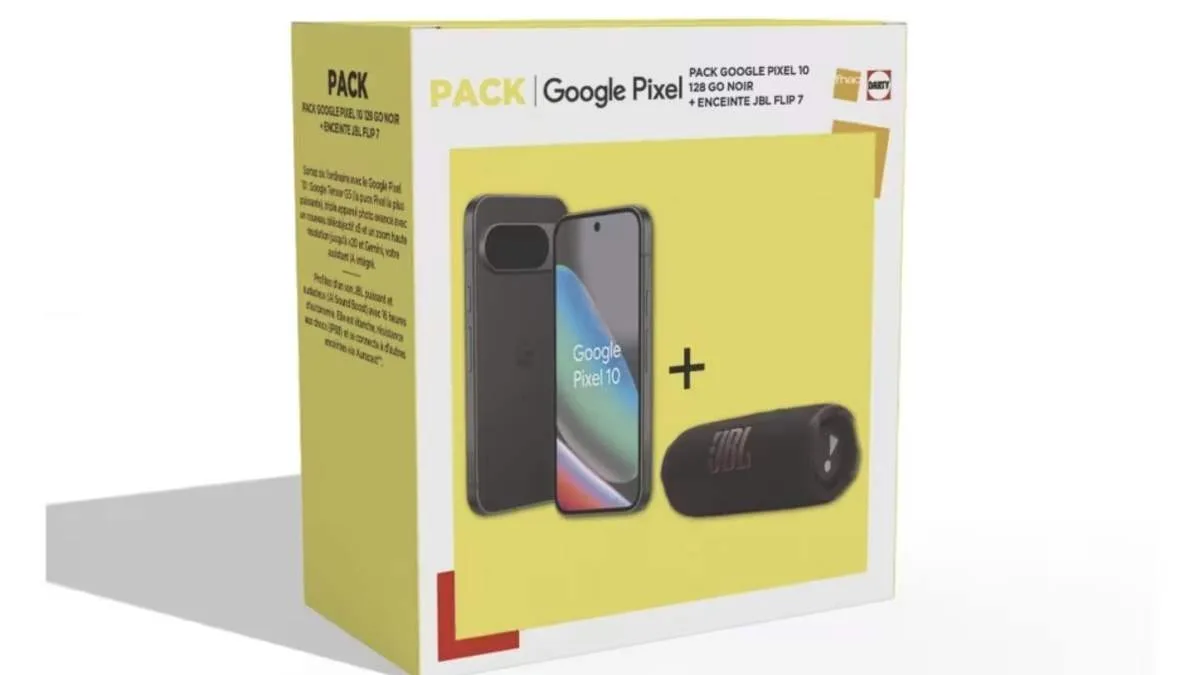 SMARTPHONE, ENCEINTE, ÉCOUTEURS ET SUPPORT : CE PACK GOOGLE PIXEL 10 CHEZ DARTY COCHE TOUTES LES CASES