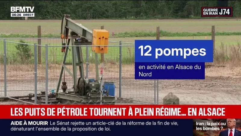 GUERRE AU MOYEN-ORIENT: 12 POMPES À PÉTROLE TOURNENT À PLEIN RÉGIME… EN ALSACE