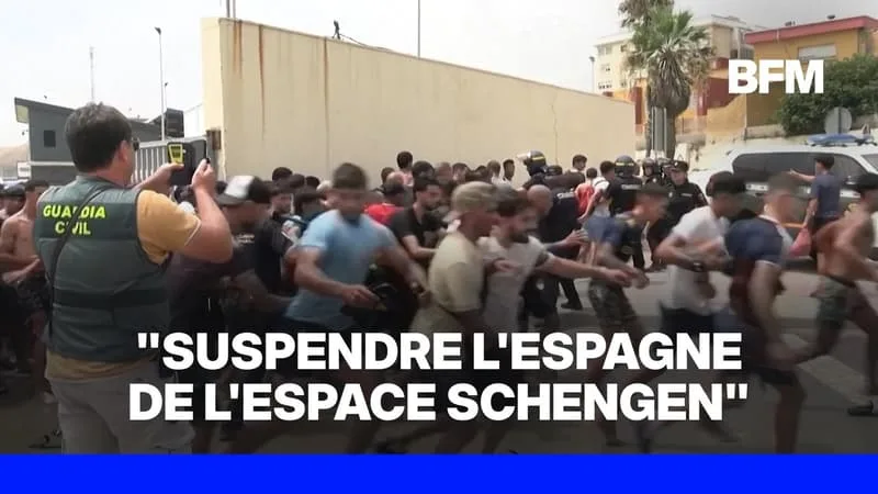 ESPAGNE: ENVIRON 40.000 MIGRANTS ONT TRAVERSÉ LA FRONTIÈRE À CEUTA, AU MOINS 18 SONT MORTS