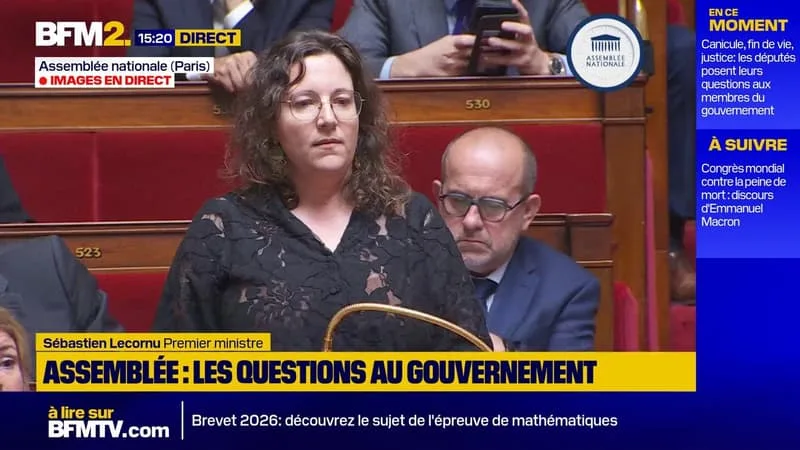 CANICULE: ÉCHANGES TENDUS ENTRE CYRIELLE CHATELAIN ET SÉBASTIEN LECORNU QUI CONTESTE LE BILAN DE « 10.000 MORTS » AVANCÉ PAR LES ECOLOGISTES