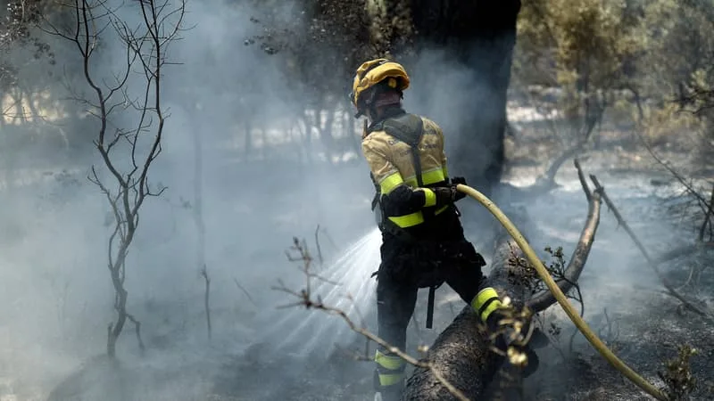ESPAGNE: L’INCENDIE À LA FRONTIÈRE DU PORTUGAL A RAVAGÉ PLUS DE 11.000 HECTARES EN 24H