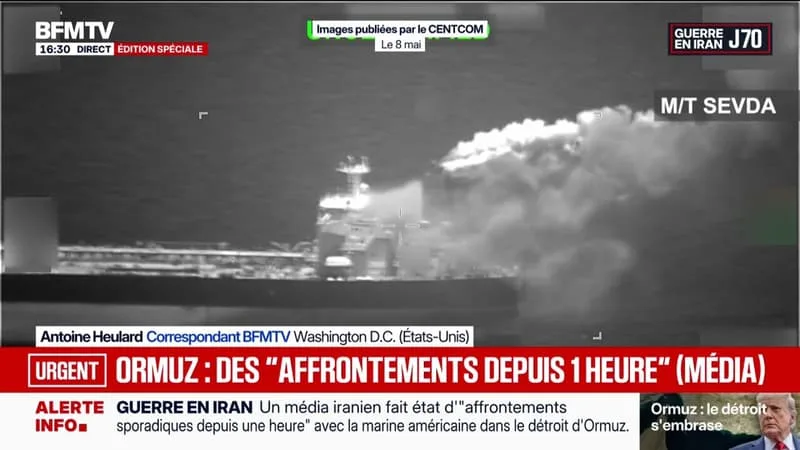 DÉTROIT D’ORMUZ: DES “AFFRONTEMENTS” ONT LIEU DEPUIS UNE HEURE, SELON DES MÉDIAS IRANIENS