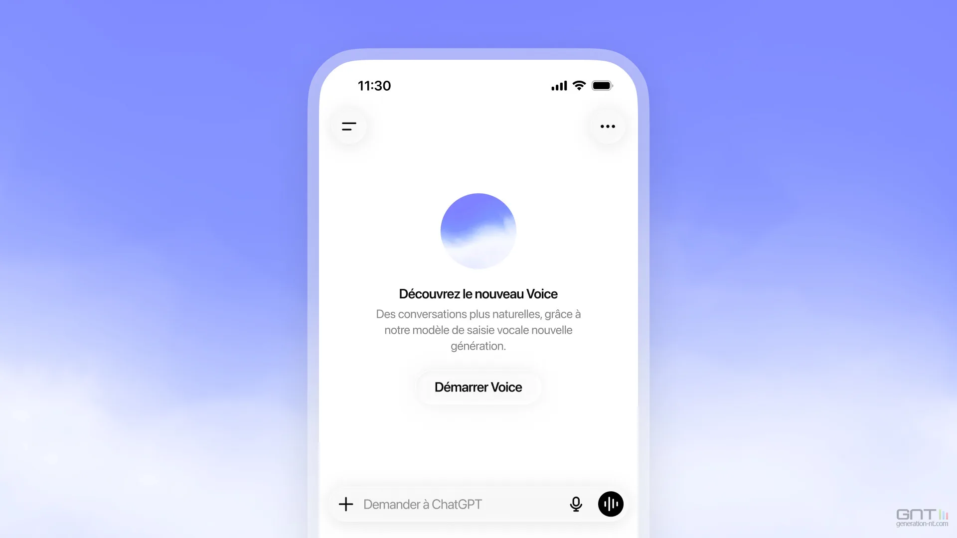 CHATGPT VOICE DÉBARQUE DANS L’APPLICATION POUR ORDINATEUR