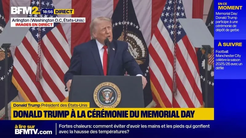 DONALD TRUMP SALUE LA MÉMOIRE DES SOLDATS AMÉRICAINS MORTS AU COMBAT